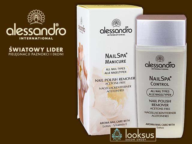 Alessandro Nail Polish Remover zmywacz bezacetonowy