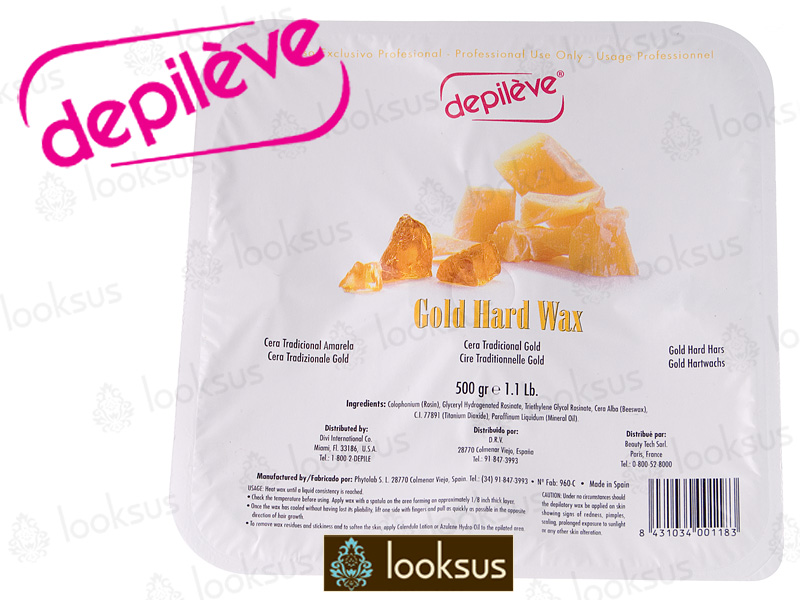 Depileve Gold Hard Wax 500g wosk